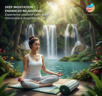 Homosolace Acupressure Relaxation Mat & pillow  Set™